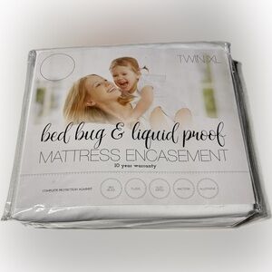 Bed Bug & Liquid Proof Mattress Encasement - Twin XL - White
